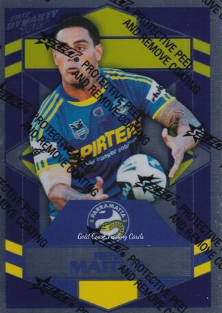 2012 NRL Dynasty Silver Parallel - SP117 Reni Maitua Parramatta Eels