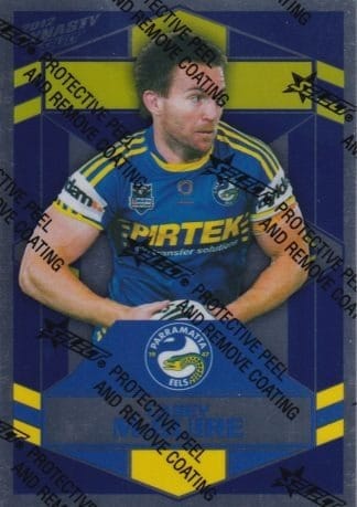 2012 NRL Dynasty Silver Parallel - SP119 Casey McGuire Parramatta Eels