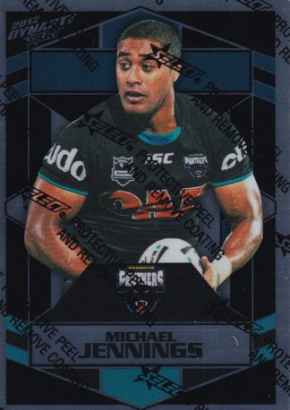 2012 NRL Dynasty Silver Parallel - SP129 Michael Jennings Penrith Panthers