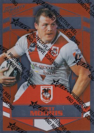 2012 NRL Dynasty Silver Parallel - SP142 Brett Morris St George Dragons