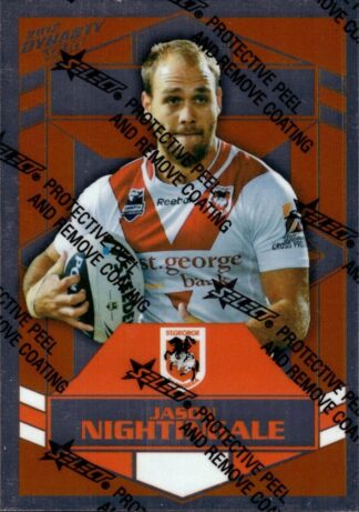 2012 NRL Dynasty Silver Parallel - SP143 Jason Nightingale St George Dragons