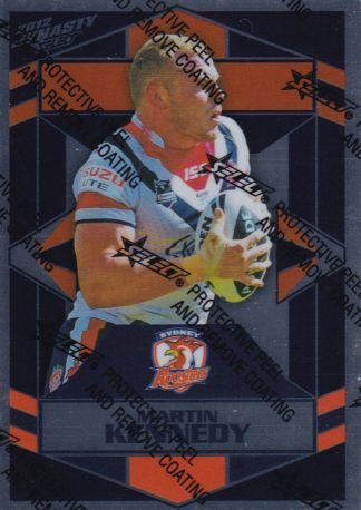 2012 NRL Dynasty Silver Parallel - SP165 Martin Kennedy Sydney Roosters