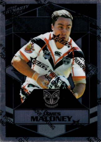2012 NRL Dynasty Silver Parallel - SP178 James Maloney Warriors