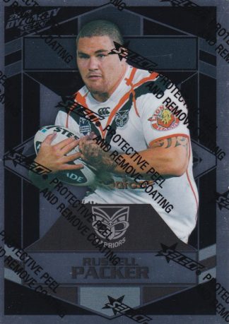 2012 NRL Dynasty Silver Parallel - SP182 Russell Packer Warriors