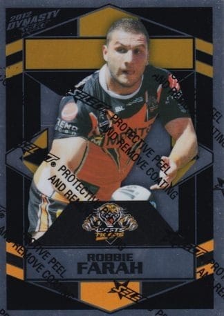 2012 NRL Dynasty Silver Parallel - SP187 Robbie Farah Wests Tigers