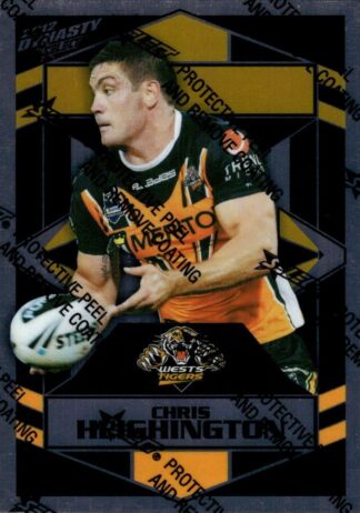 2012 NRL Dynasty Silver Parallel - SP190 Chris Heighington Wests Tigers