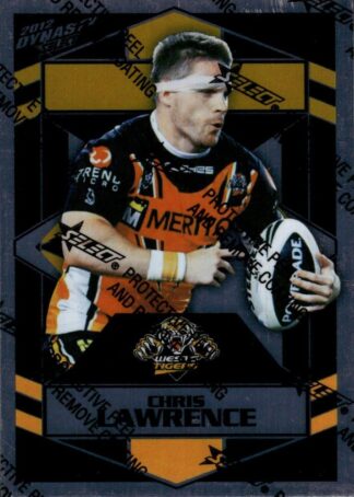 2012 NRL Dynasty Silver Parallel - SP191 Chris Lawrence Wests Tigers