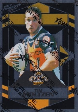 2012 NRL Dynasty Silver Parallel - SP193 Tim Moltzen Wests Tigers