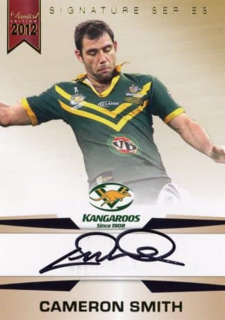 2012 NRL Limited Edition Captains Signature - SS1 Cameron Smith Australia