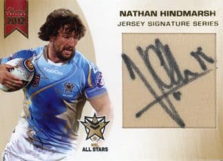 2012 NRL Limited Edition Jersey Signature - JSS6 Nathan Hindmarsh NRL All Stars