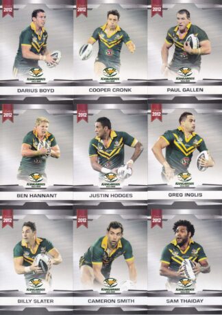 2012 NRL Limited Edition Base Team Set – Kangaroos