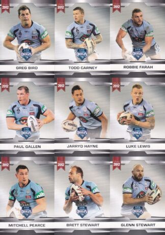 2012 NRL Limited Edition Base Team Set – NSW State Of Origin
