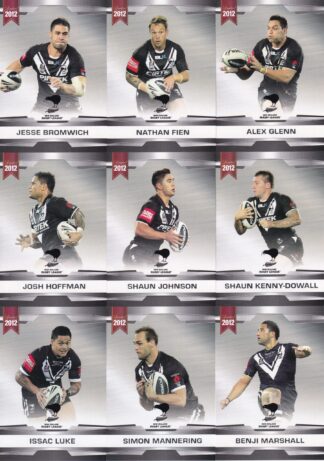 2012 NRL Limited Edition Base Team Set – New Zealand