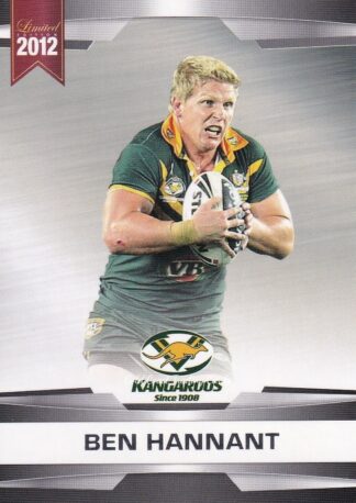 2012 NRL Limited Edition Common Cards - Base 04 Ben Hannant Australia