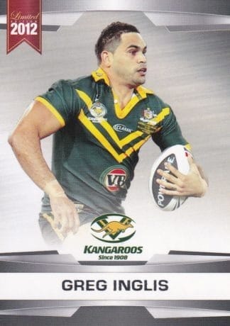 2012 NRL Limited Edition Common Cards - Base 06 Greg Inglis Australia