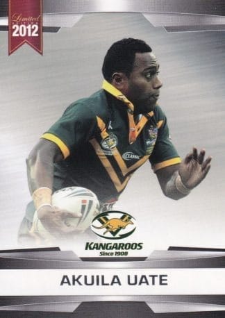 2012 NRL Limited Edition Common Cards - Base 11 Akuila Uate Australia