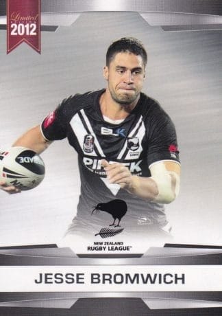 2012 NRL Limited Edition Common Cards - Base 13 Jesse Bromwich New Zealand
