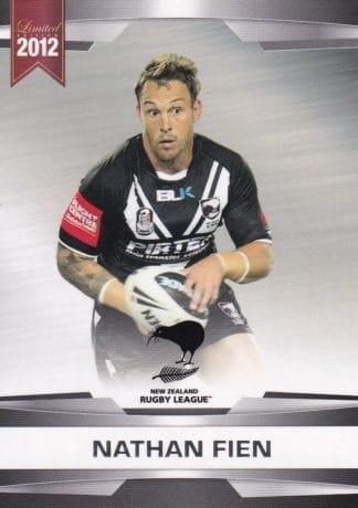 2012 NRL Limited Edition Common Cards - Base 14 Nathan Fien New Zealand