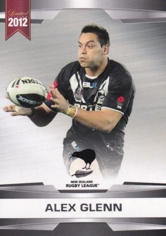 2012 NRL Limited Edition Common Cards - Base 15 Alex Glenn New Zealand