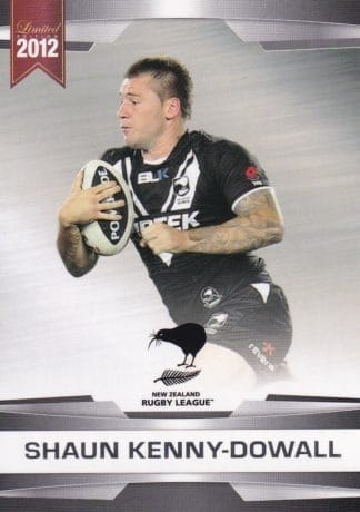 2012 NRL Limited Edition Common Cards - Base 18 Shaun Kenny-Dowall New Zealand
