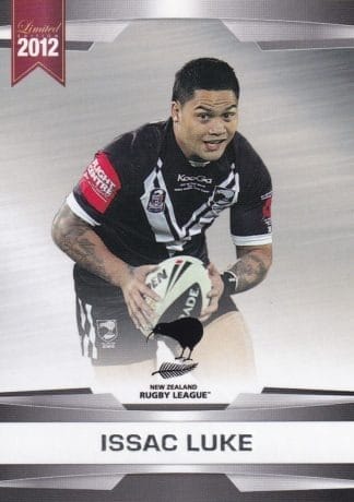 2012 NRL Limited Edition Common Cards - Base 19 Issac Luke New Zealand