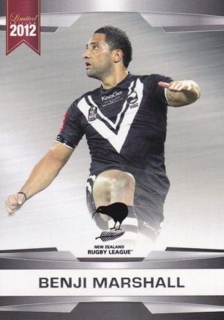 2012 NRL Limited Edition Common Cards - Base 21 Benji Marshall New Zealand