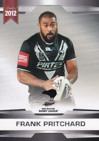 2012 NRL Limited Edition Common Cards - Base 24 Frank Pritchard New Zealand