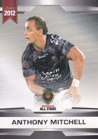 2012 NRL Limited Edition Common Cards - Base 54 Anthony Mitchell Indigenous All Stars
