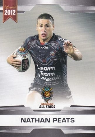 2012 NRL Limited Edition Common Cards - Base 55 Nathan Peats Indigenous All Stars