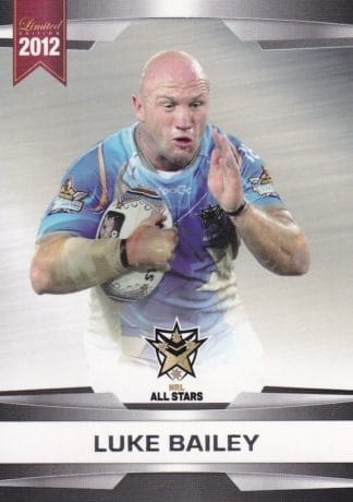 2012 NRL Limited Edition Common Cards - Base 61 Luke Bailey NRL All Stars