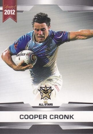 2012 NRL Limited Edition Common Cards - Base 62 Cooper Cronk NRL All Stars