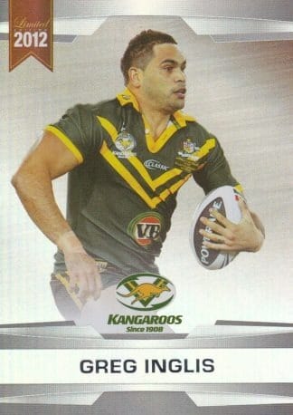2012 NRL Limited Edition Parallel - P06 Greg Inglis Australia
