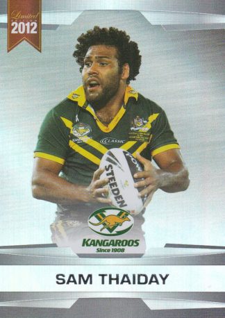2012 NRL Limited Edition Parallel - P09 Sam Thaiday Australia
