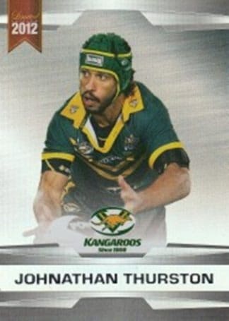 2012 NRL Limited Edition Parallel - P10 Johnathan Thurston Australia