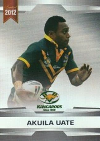 2012 NRL Limited Edition Parallel - P11 Akuila Uate Australia