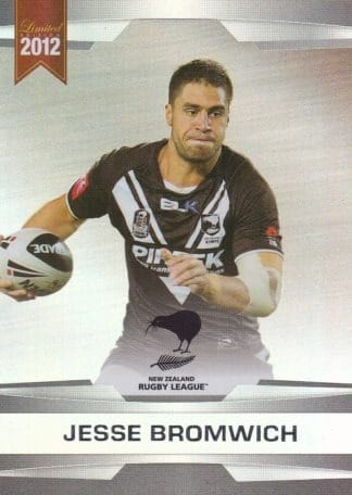 2012 NRL Limited Edition Parallel - P13 Jesse Bromwich New Zealand