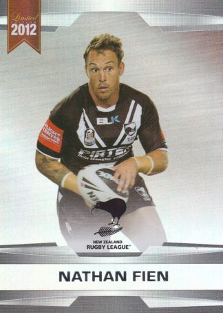2012 NRL Limited Edition Parallel - P14 Nathan Fien New Zealand
