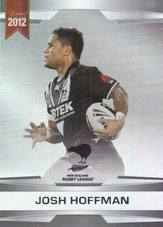 2012 NRL Limited Edition Parallel - P16 Josh Hoffman New Zealand