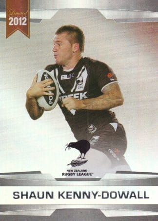 2012 NRL Limited Edition Parallel - P18 Shaun Kenny-Dowall New Zealand