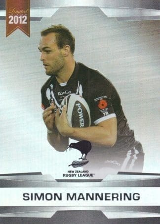 2012 NRL Limited Edition Parallel - P20 Simon Mannering New Zealand