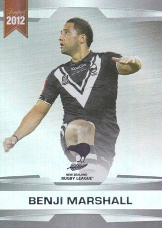 2012 NRL Limited Edition Parallel - P21 Benji Marshall New Zealand