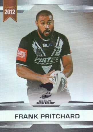 2012 NRL Limited Edition Parallel - P24 Frank Pritchard New Zealand