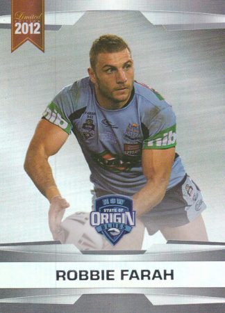 2012 NRL Limited Edition Parallel - P27 Robbie Farah NSW State Of Origin
