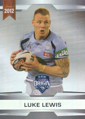 2012 NRL Limited Edition Parallel - P30 Luke Lewis NSW State Of Origin