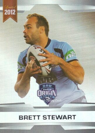 2012 NRL Limited Edition Parallel - P32 Brett Stewart NSW State Of Origin