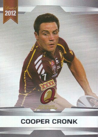 2012 NRL Limited Edition Parallel - P38 Cooper Cronk QLD State Of Origin