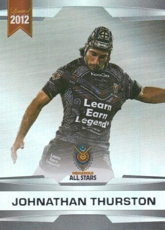 2012 NRL Limited Edition Parallel - P59 Johnathan Thurston Indigenous All Stars