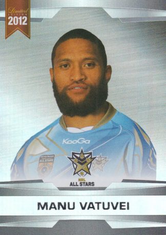 2012 NRL Limited Edition Parallel - P71 Manu Vatuvei NRL All Stars