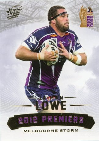 2012 NRL Premiers Set - PC17 Jaiman Lowe Melbourne Storm