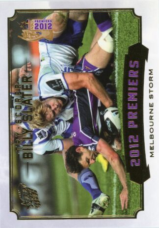 2012 NRL Premiers Set - PC20 Billy Slater Melbourne Storm